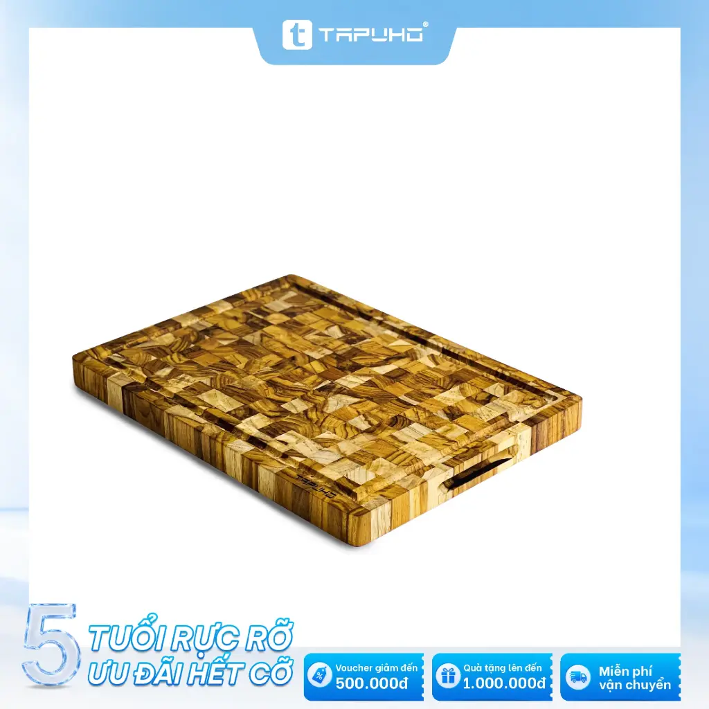 Thớt Thái Gỗ Teak (TCB2535)